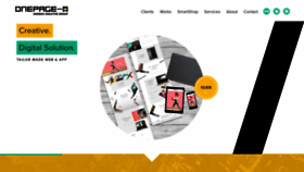 What Onepage.com.hk website looked like in 2021 (3 years ago)
