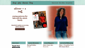 What Oliverands.com website looked like in 2023 (2 years ago)