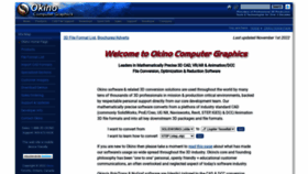 What Okino.com website looked like in 2024 (1 year ago)