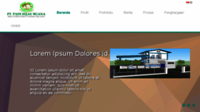 What Phb.co.id website looked like in 2017 (7 years ago)