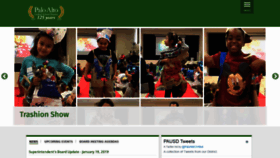 What Pausd.org website looked like in 2019 (6 years ago)