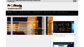 What Prosharia.com website looked like in 2019 (5 years ago)