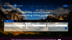 What Privilegestravel.com website looked like in 2019 (5 years ago)