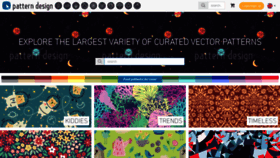 What Patterndesigns.com website looked like in 2020 (4 years ago)
