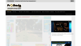 What Prosharia.com website looked like in 2020 (4 years ago)