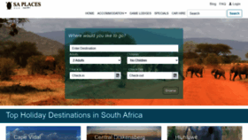 What Places.co.za website looked like in 2021 (3 years ago)