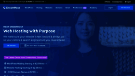 What Proxy.dreamhost.com website looked like in 2021 (3 years ago)
