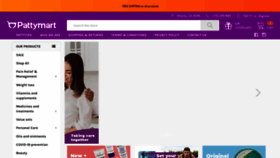 What Pattymart.com website looked like in 2021 (3 years ago)