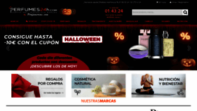 What Perfumes24h.com website looked like in 2021 (3 years ago)