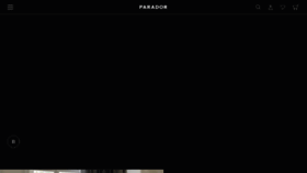 What Parador.de website looked like in 2022 (2 years ago)