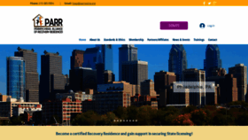 What Parronline.org website looked like in 2024 (1 year ago)
