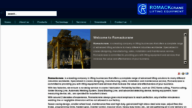 What Romackcrane.com website looked like in 2017 (7 years ago)