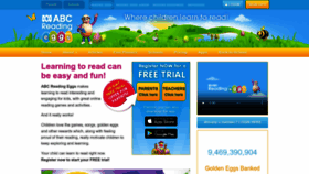 What Readingeggs.com.au website looked like in 2023 (2 years ago)