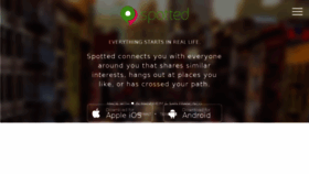What Spotted.de website looked like in 2016 (8 years ago)