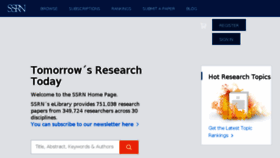 What Ssrn.com website looked like in 2018 (7 years ago)