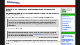 What Sattakingsatta.in website looked like in 2020 (4 years ago)