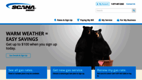 What Scanaenergy.com website looked like in 2021 (3 years ago)