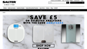 What Salterhousewares.co.uk website looked like in 2021 (3 years ago)