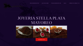 What Stellaplata.com website looked like in 2021 (3 years ago)