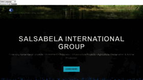 What Salsabelagroup.net website looked like in 2022 (3 years ago)