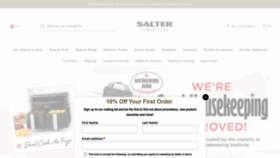 What Salter.com website looked like in 2022 (2 years ago)