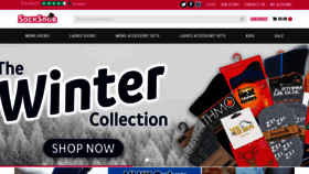 What Socksnob.co.uk website looked like in 2023 (2 years ago)