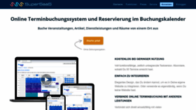 What Supersaas.de website looked like in 2023 (2 years ago)