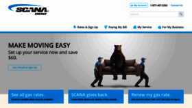 What Scanaenergy.com website looked like in 2023 (1 year ago)