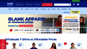 What Shirtmax.com website looked like in 2024 (1 year ago)