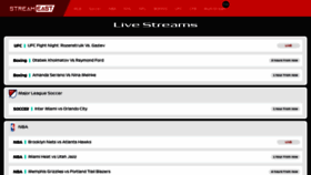 What Streameast.app website looked like in 2024 (1 year ago)