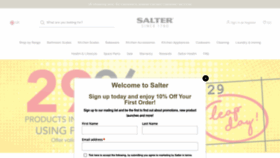 What Salter.com website looked like in 2024 (1 year ago)