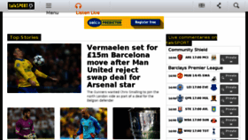 What Talksport.net website looked like in 2014 (10 years ago)