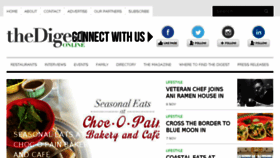 What Thedigestonline.com website looked like in 2016 (8 years ago)