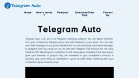 What Telegramauto.com website looked like in 2018 (6 years ago)
