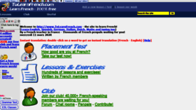 What Tolearnfrench.com website looked like in 2020 (4 years ago)
