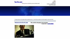 What Tax-pro.com website looked like in 2020 (4 years ago)