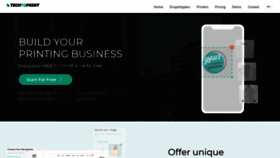 What Techtoprint.com website looked like in 2021 (4 years ago)