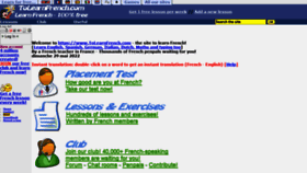 What Tolearnfrench.com website looked like in 2022 (2 years ago)
