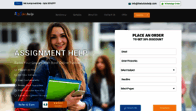 What Thetutorshelp.com website looked like in 2023 (2 years ago)