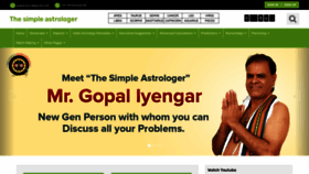 What Thesimpleastrologer.com website looked like in 2023 (1 year ago)