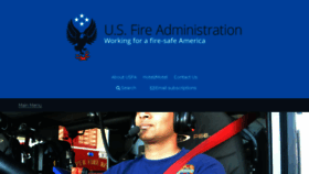 What Usfa.fema.gov website looked like in 2015 (10 years ago)