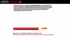 What Unblockanything.com website looked like in 2022 (2 years ago)