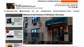 What Vailcommonsliving.com website looked like in 2019 (5 years ago)