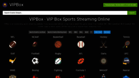 What Vipbox.lc website looked like in 2022 (2 years ago)