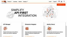 What Wso2.com website looked like in 2020 (5 years ago)