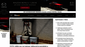 What Zilinak.sk website looked like in 2022 (3 years ago)